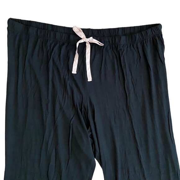 Stars Above Womens Black Long Sleeve Top and Pants Pajama Set Plus Size 3X - Picture 7 of 9